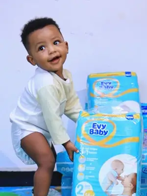 ከፍተኛ ጥራት ያለው ለልጇ ቆዳ ተሰማሚ Evy baby diaper ከአምባላይ ራዕይ ንግድ እና ኢንዱስትሪ ኃ/የተ/የግል…